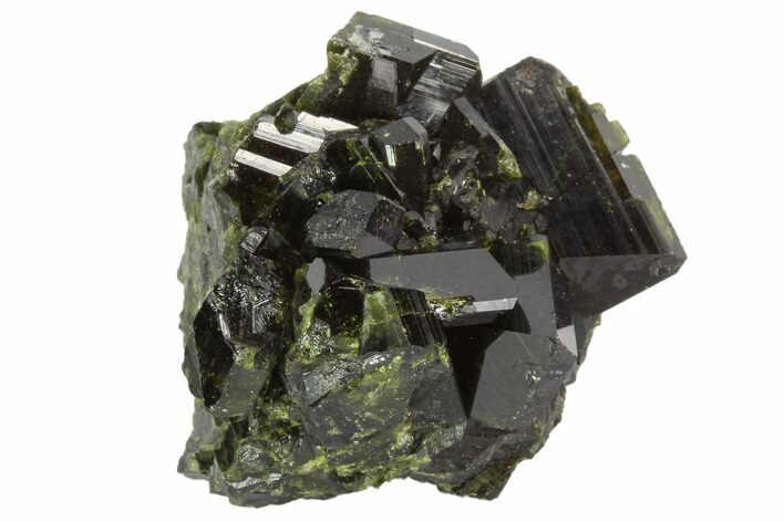 Epidote Crystal Cluster - Peru #98939